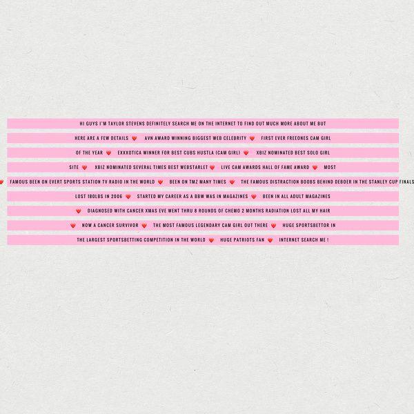 TAYLORSTEVENS's profile - Image n°74